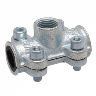   AGA OBD megcsapoló idom, acél/acélcsőhöz, 1"x1/2"