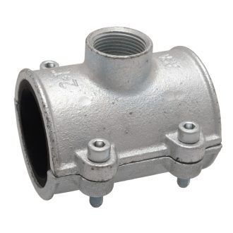   AGA OBD megcsapoló idom, acél/acélcsőhöz, 3"x1"