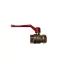 HERZ Modul golyóscsap hosszú karral, 5/4" BB