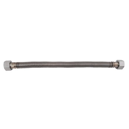 Nyújtható inox flexibilis bordáscső 20 - 40 cm, 1/2" BB