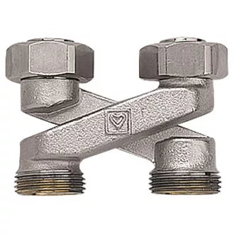   HERZ Keresztidom, “X” beépítési forma Eurokónuszos 3/4"x3/4", 1 pár