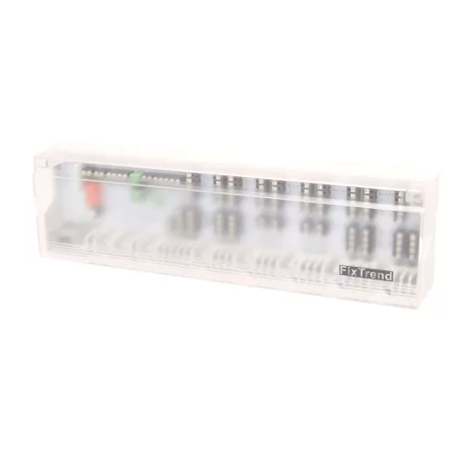 FixTrend B 21402-10 vezetékes 10 zónás szabályzó átlátszó házban, LED jelzőkkel
