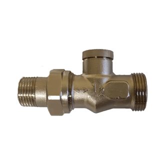   HERZ RL1 visszatérő radiátorszelep, egyenes, 1/2" x G3/4"