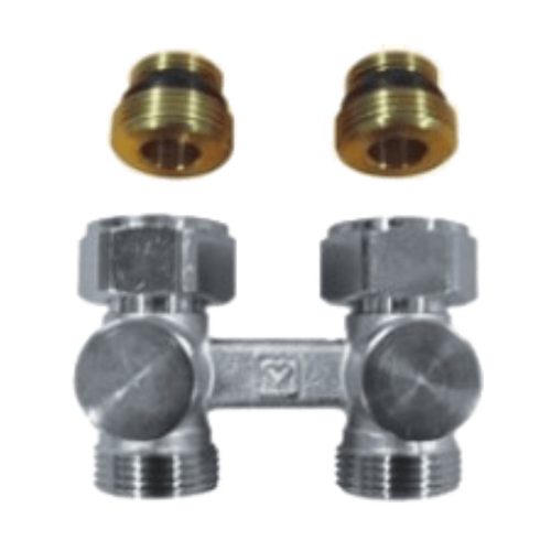 X HERZ 3000 egyenes egycsöves alsó szelep szelepes radiátor bekötéshez, 3/4" x 3/4" K