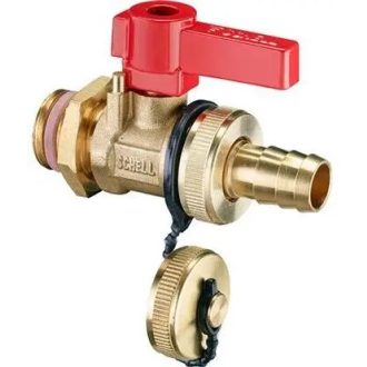   SCHELL kazántöltő csap tömlővéggel és ASAG tömítéssel, 1/2"