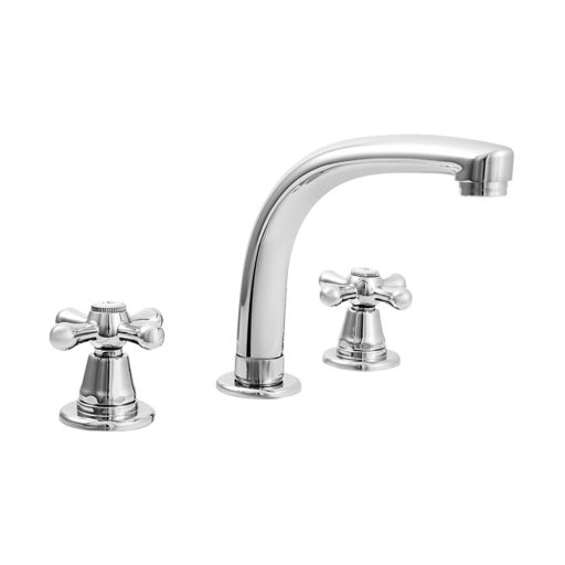 X MOFÉM Treff háromlyukas mosdó csaptelep kerámia szelepfelsőrésszel