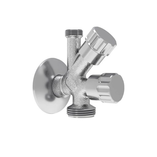 MOFÉM kombinált sarokszelep visszacsapó szeleppel