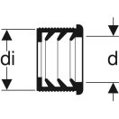 GEBERIT tömítőmandzsetta bidékhez és mosdókhoz, DN60, 32 / 57 mm