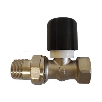 HERZ GP kézi radiátorszelep, egyenes, 3/4"