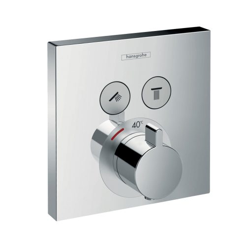 HANSGROHE ShowerSelect falsík alatti termosztát 2 fogyasztóhoz látható rész
