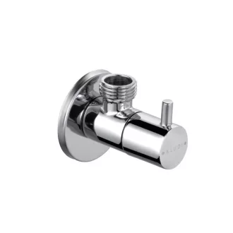 Kludi Breeze króm sarokszelep kerámia betéttel, oldalnézet, 1/2"x1/2" csatlakozás