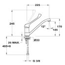 MOFÉM Trend Plus álló orvosi mosogató csaptelep