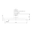 MOFÉM Evo X kerek zuhanyfej, 250 mm 