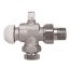 HERZ TS-90 termosztatikus felső radiátor szelep légtelenítővel, axiál sarok, 1/2" x 15mm