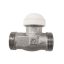 X HERZ TS-90 termosztatikus radiátorszelep, egyenes, 1/2" szeleptest, 3/4"K-3/4"K