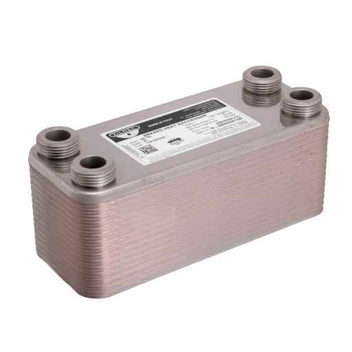 X FixTrend ZB315-30 forrasztott lemezes hőcserélő, 30 lemezes