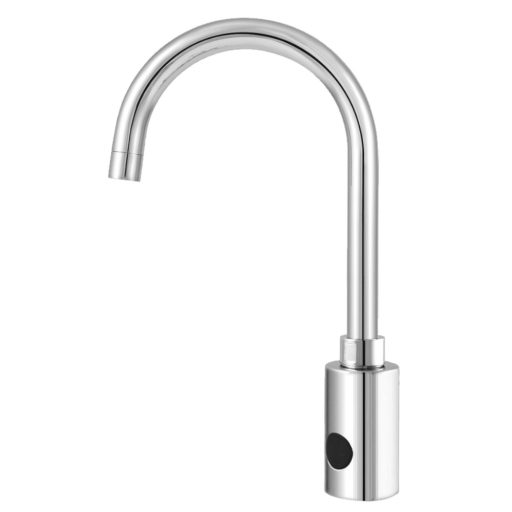 MOFÉM M-Tronic MLU 08 elektronikus mosdó csaptelep, infrás, elforgatható kifolyócsővel, 6V/230V