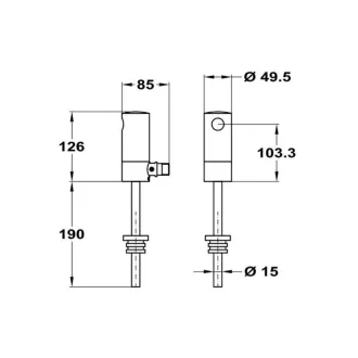 MOFÉM M-Tronic MLU09 elektronikus vizelde öblítő