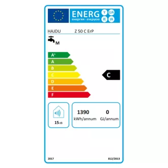   HAJDU Z 50C ERP 50 literes villanybojler száraz fűtőbetéttel