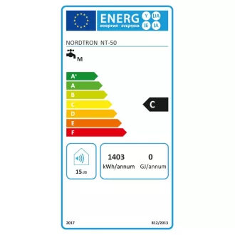 Nordtron NT 50 ERP 50 literes villanybojler