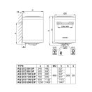 HAJDU Aquastic AQ ECO 80 ERP 80 literes villanybojler
