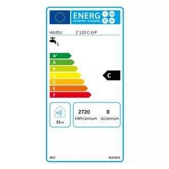   HAJDU Z 120C ERP 120 literes villanybojler száraz fűtőbetéttel