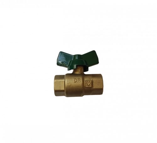 HERZ golyóscsap vízre zöld T-fogantyúval, 5/4" BB 