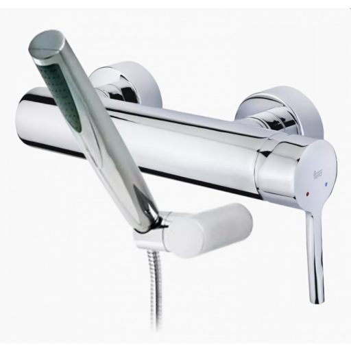 STROHM TEKA Alaior XL egykaros zuhany csaptelep Kobe zuhanyszettel
