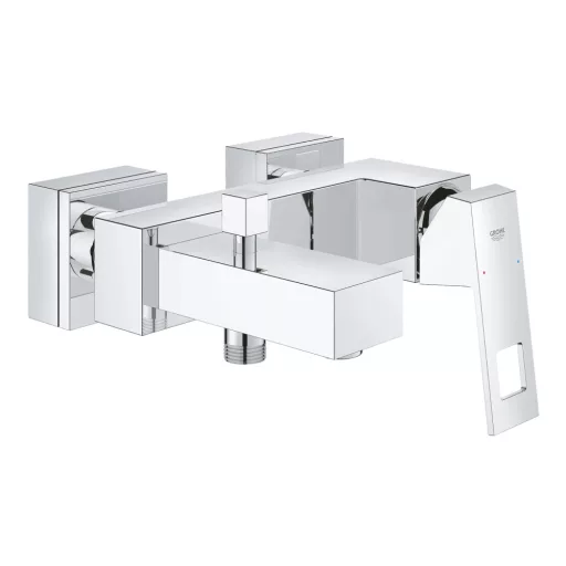 GROHE Eurocube szögletes króm kádtöltő csaptelep falra szerelhető kivitelben