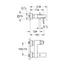 GROHE Eurocube kádcsaptelep zuhanygarnitúra nélkül