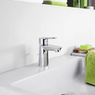   GROHE Bauedge S méretű mosdó csaptelep műanyag leeresztőszeleppel