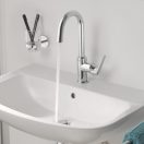 GROHE BauFlow L méretű mosdócsaptelep automata leeresztőgarnitúrával