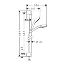 HANSGROHE Croma Select E Vario állítható zuhanyszett 650mm