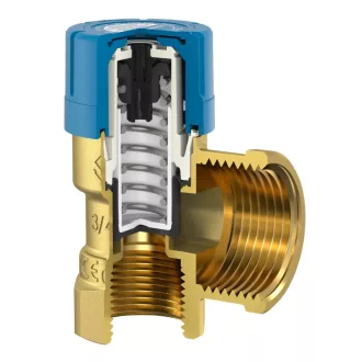   CONCEPT FLAMCO Prescor B biztonsági szelep ivóvíz rendszerre, 10 bar, 3/4" x 1"