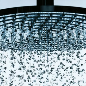 Hansgrohe Raindance S 180 AIR kerek króm fejzuhany mennyezeti csatlakozóval