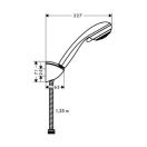 HANSGROHE Crometta 85 Porter zuhanyszett fix fali tartóval