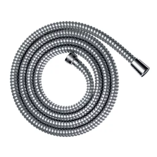 Hansgrohe Metaflex króm zuhanygégecső feltekerve, fém csatlakozó véggel, 1600 mm