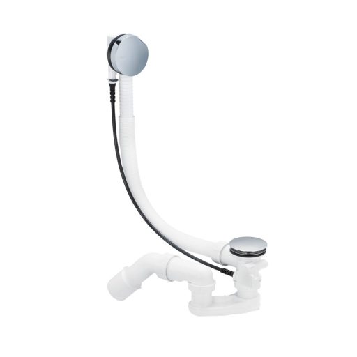 VIEGA 6168.45 Simplex kád le- és túlf.készlet, automata,45°-os lef.ívvel,40/50mm