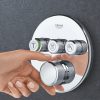 GROHE Grotherm SmartControl látható rész, kerek, króm