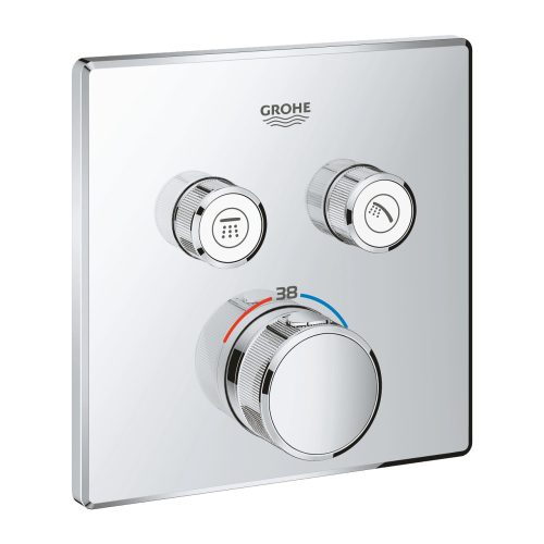 GROHE Grotherm SmartControl látható rész, szögletes