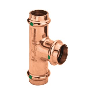   VIEGA 2418 Profipress vörösréz egál T-idom vízre és fűtésre, 22 mm
