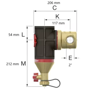 FLAMCO Clean Smart mágneses iszapleválasztó, 2"