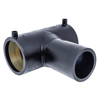 UNIDELTA S5 KPE elektrofitting egál T-idom, 75mm