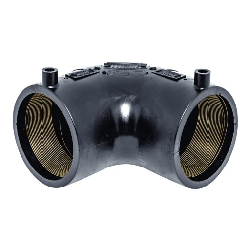 X UNIDELTA S5 elektrofitting KPE könyök, 90°, PN16, PE100, SDR11, 63mm