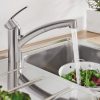 X GROHE Eurosmart álló mosogatócsaptelep kihúzható zuhanyfejjel