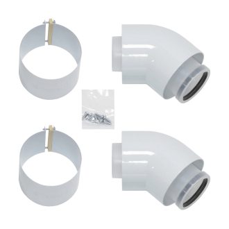   VAILLANT koncentrikus könyök 45° idom PPs/alu 80/125 mm 2db