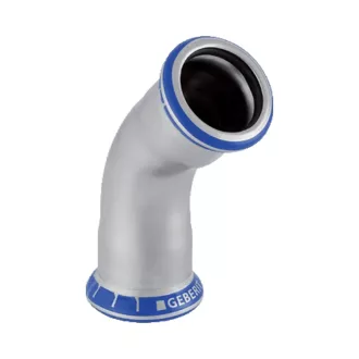 GEBERIT Mapress 2 tokos 45° inox ív, 28 mm