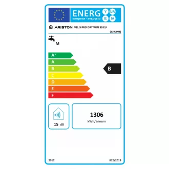  ARISTON Velis Pro Dry Wi-Fi 50 EU szögletes villanybojler
