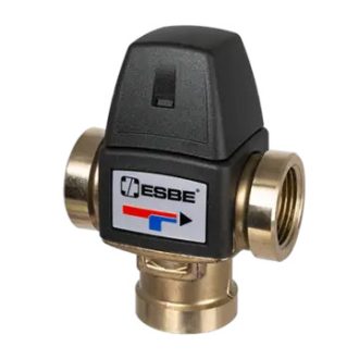   ESBE VTA321 termosztatikus háromjáratú keverőszelep, 3/4" belső menettel