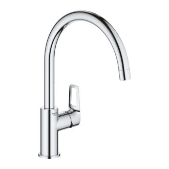   GROHE Bauloop álló mosogató csaptelep íves fölső kifolyóval